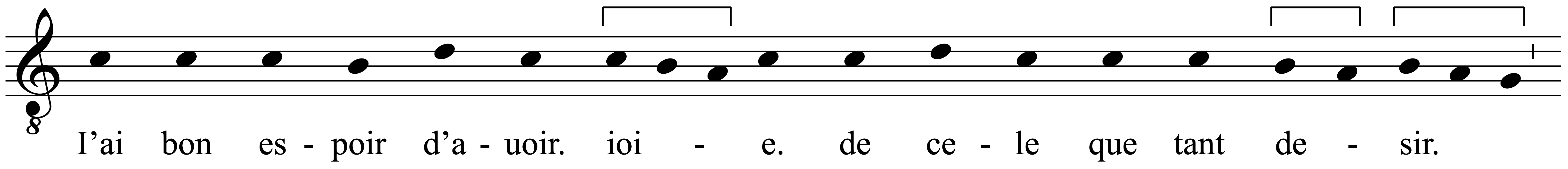 Work musical notation